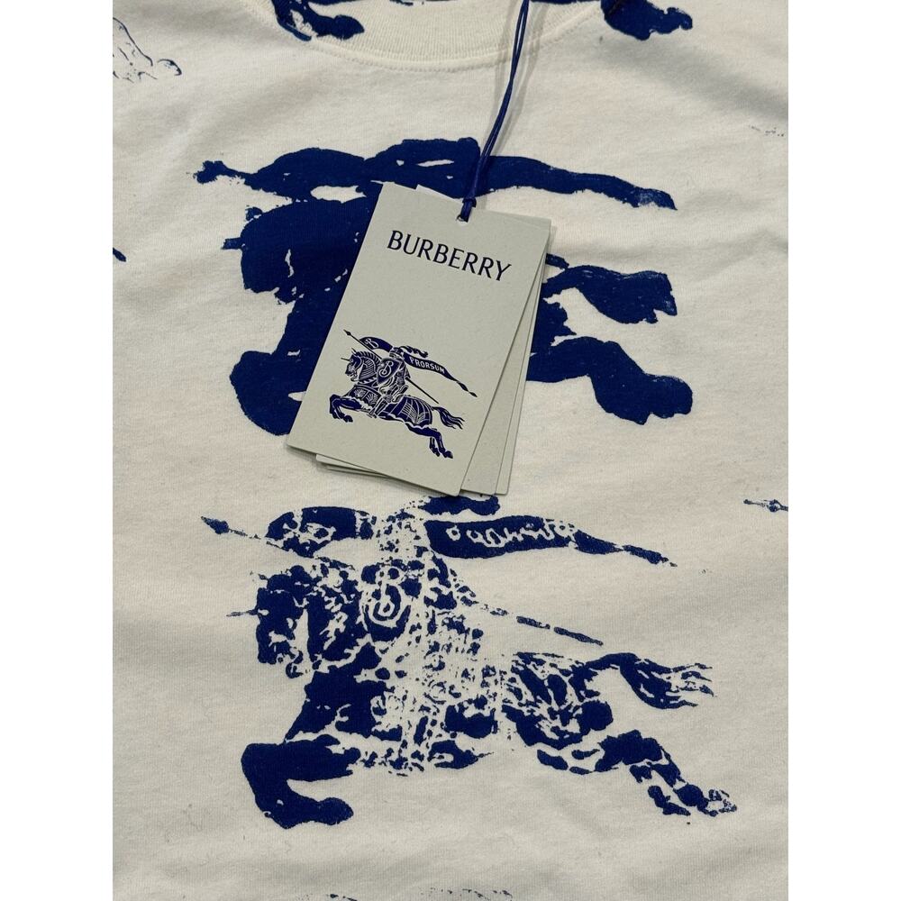 RETAIL $660 Burberry White EKD T-Shirt*Men's Large*NEW with Tags - Picture 4 of 10
